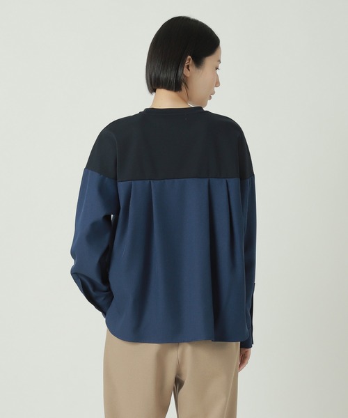 ZUCCa（ズッカ）の「シャツドッキングジャージィー / プルオーバー / S（シャツ/ブラウス・レディース・ネイビー/ブラック/オレンジ・M size）」の8枚目の写真