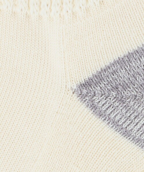 UNITED ARROWS（ユナイテッドアローズ）の「＜ROTOTO＞クルーソックス（ソックス/靴下・メンズ・ブラック/オフホワイト・M）」の3枚目の写真