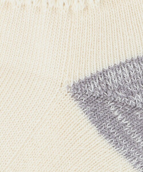 UNITED ARROWS（ユナイテッドアローズ）の「＜ROTOTO＞クルーソックス（ソックス/靴下・メンズ・ブラック/オフホワイト・M）」の7枚目の写真