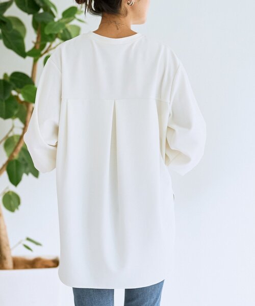 BEARDSLEY Tブラウス　サイズ0 BEARDSLEY tシャツ 後ろドレープTブラウス レディース