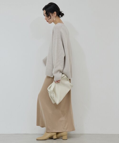 GALLARDAGALANTE（ガリャルダガランテ）の「【手洗い可】ウールクループルオーバー（ニット/セーター・レディース・ライトグレー/グレー系その他・FREE）」の12枚目の写真