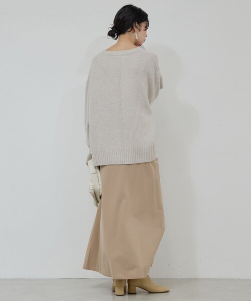 GALLARDAGALANTE（ガリャルダガランテ）の「【手洗い可】ウールクループルオーバー（ニット/セーター・レディース・ライトグレー/グレー系その他・FREE）」の13枚目の写真