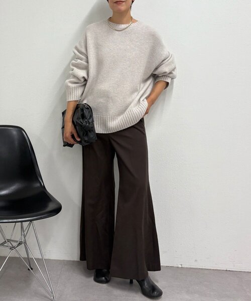 GALLARDAGALANTE（ガリャルダガランテ）の「【手洗い可】ウールクループルオーバー（ニット/セーター・レディース・ライトグレー/グレー系その他・FREE）」の15枚目の写真