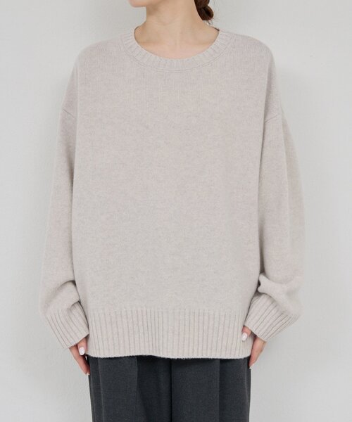 GALLARDAGALANTE（ガリャルダガランテ）の「【手洗い可】ウールクループルオーバー（ニット/セーター・レディース・ライトグレー/グレー系その他・FREE）」の18枚目の写真