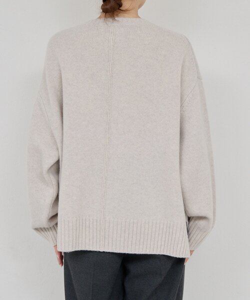 GALLARDAGALANTE（ガリャルダガランテ）の「【手洗い可】ウールクループルオーバー（ニット/セーター・レディース・ライトグレー/グレー系その他・FREE）」の20枚目の写真