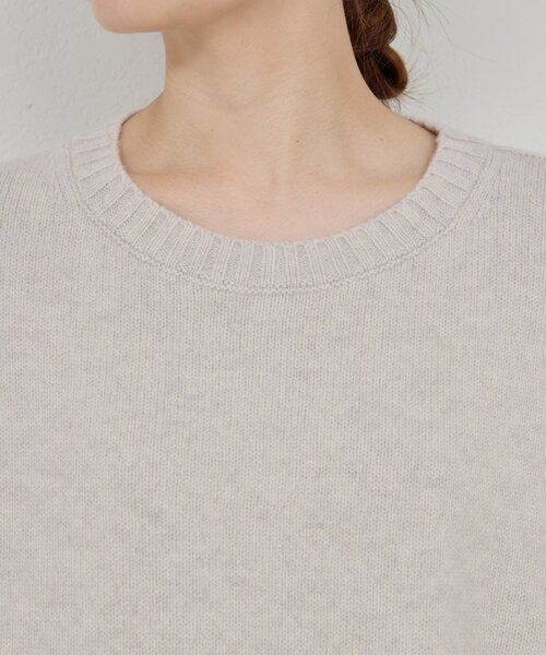 GALLARDAGALANTE（ガリャルダガランテ）の「【手洗い可】ウールクループルオーバー（ニット/セーター・レディース・ライトグレー/グレー系その他・FREE）」の21枚目の写真