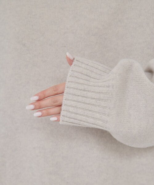 GALLARDAGALANTE（ガリャルダガランテ）の「【手洗い可】ウールクループルオーバー（ニット/セーター・レディース・ライトグレー/グレー系その他・FREE）」の22枚目の写真