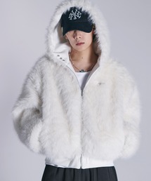 ファーリバーシブルフードジャケット【UNISEX】