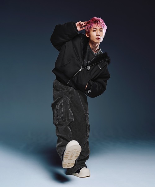 MSG(エムエスジー)の「ファーリバーシブルフードジャケット【UNISEX】(その他アウター・メンズ・ブラックミックス/オフホワイト/ブラック/カモフラージュ・S/XL/L/M)」の14枚目の写真