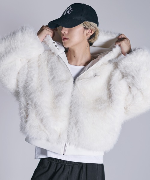 ファーリバーシブルフードジャケット【UNISEX】（その他アウター