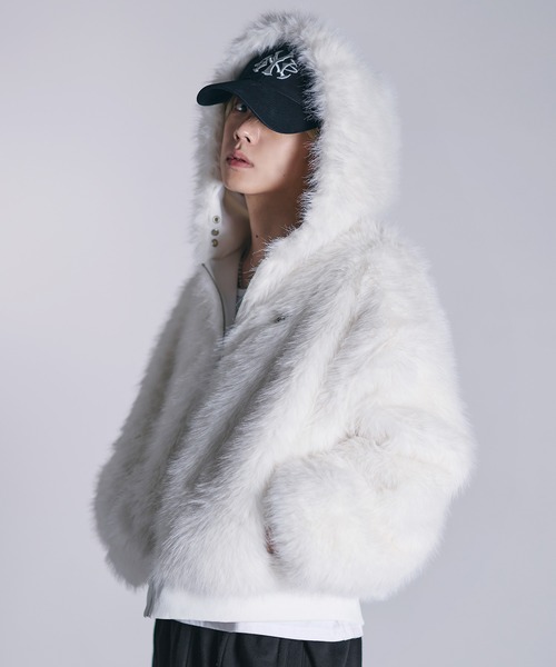 ファーリバーシブルフードジャケット【UNISEX】（その他アウター