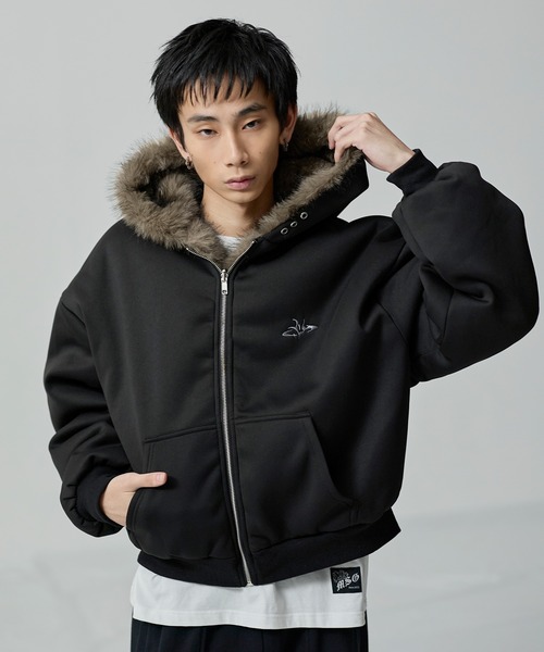 ファーリバーシブルフードジャケット【UNISEX】（その他アウター