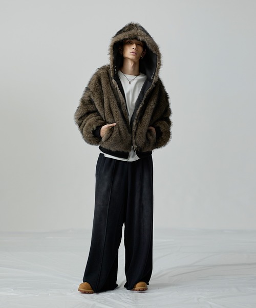 ファーリバーシブルフードジャケット【UNISEX】（その他アウター