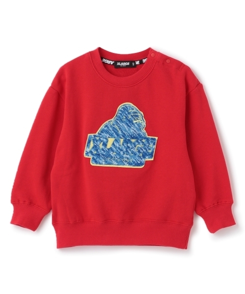 XLARGE KIDS(エクストララージキッズ)の「サガラOGトレーナー(スウェット・キッズ・ブラウン/レッド/パープル/ブラック・120cm/80cm/90cm/100cm/110cm/130cm/140cm)」の4枚目の写真