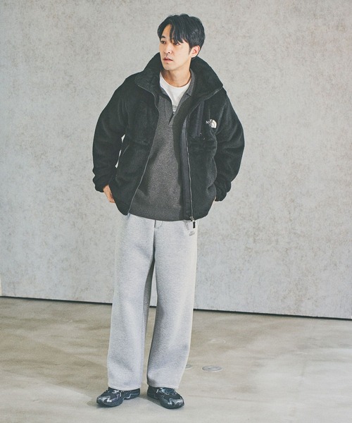 BAYFLOW（ベイフロー）の「【ストレッチ・軽量】ビッグクッションパンツ[セットアップ可]（スウェットパンツ・メンズ・ブラック/グレー・MEDIUM/LARGE）」の7枚目の写真