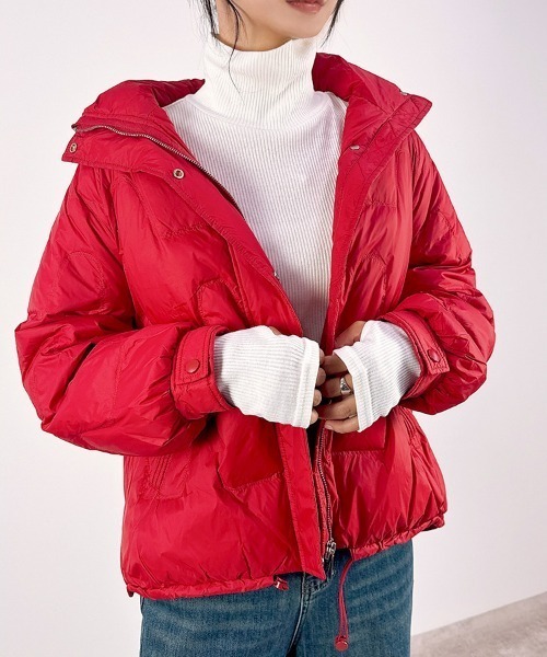 セール】【リアルダウン90％】無地ダウンジャケット(2タイプ)（ダウン