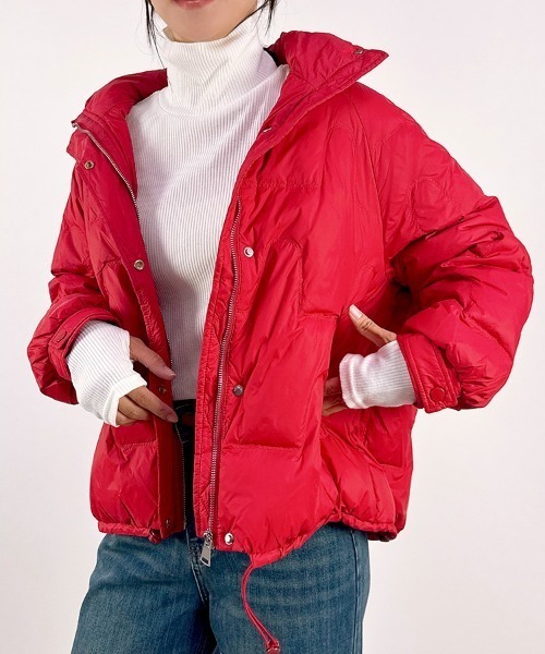 セール】【リアルダウン90％】無地ダウンジャケット(2タイプ)（ダウン