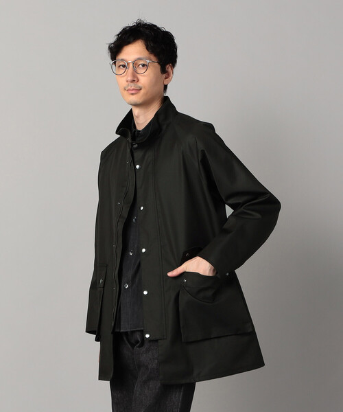 COMME CA MEN(コムサメン)の「C-ZERO撥水 交織ギャバ スタンドカラーブルゾン(ブルゾン・メンズ・ブラック/ベージュ・S/M/L)」の13枚目の写真