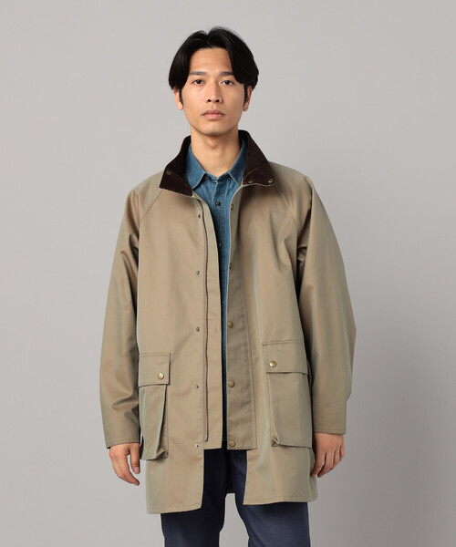 COMME CA MEN(コムサメン)の「C-ZERO撥水 交織ギャバ スタンドカラーブルゾン(ブルゾン・メンズ・ブラック/ベージュ・S/M/L)」の7枚目の写真