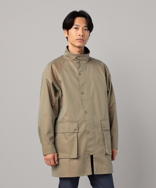 COMME CA MEN(コムサメン)の「C-ZERO撥水 交織ギャバ スタンドカラーブルゾン(ブルゾン・メンズ・ブラック/ベージュ・S/M/L)」の22枚目の写真