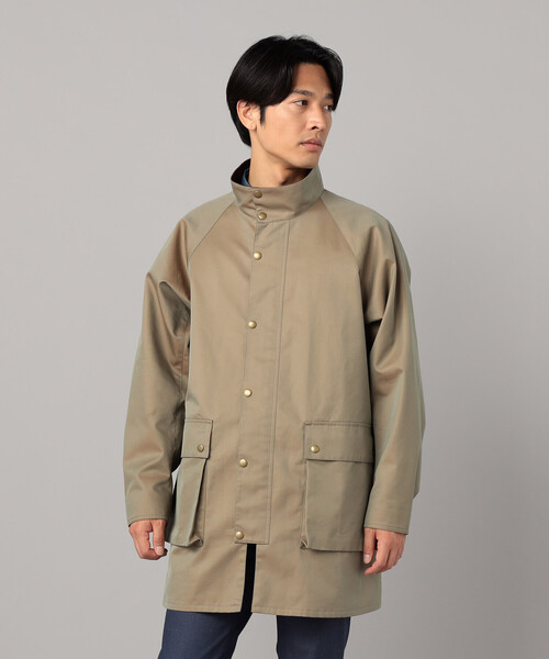 COMME CA MEN(コムサメン)の「C-ZERO撥水 交織ギャバ スタンドカラーブルゾン(ブルゾン・メンズ・ブラック/ベージュ・S/M/L)」の19枚目の写真