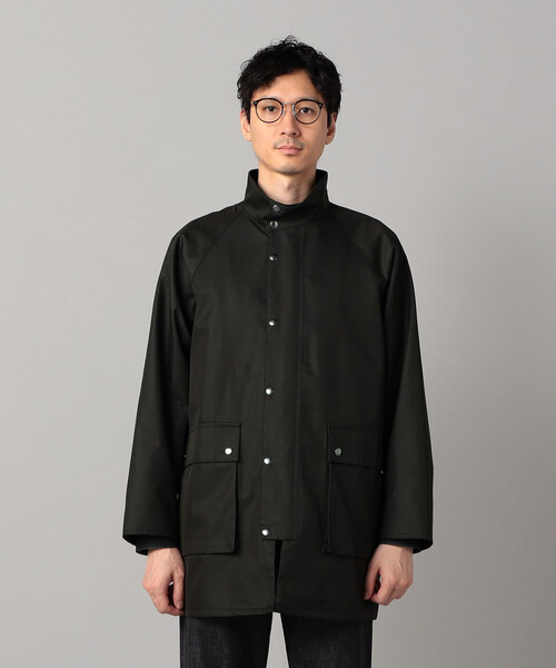 COMME CA MEN(コムサメン)の「C-ZERO撥水 交織ギャバ スタンドカラーブルゾン(ブルゾン・メンズ・ブラック/ベージュ・S/M/L)」の14枚目の写真