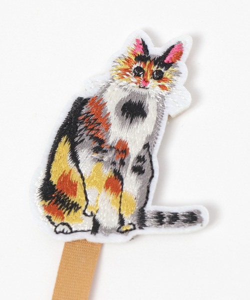 studio CLIP（スタディオクリップ）の「刺繍ブックマーカー[うちの猫博]（その他雑貨・レディース・ホワイト/その他2・FREE）」の4枚目の写真