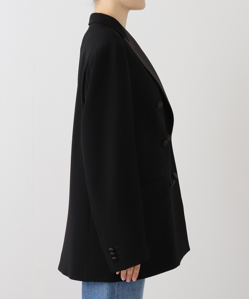 Deuxieme Classe（ドゥーズィエムクラス）の「トリアセジョーゼット タキシードジャケット（その他アウター・レディース・ブラック・FREE）」の13枚目の写真