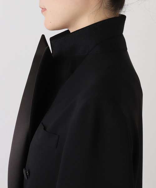 Deuxieme Classe（ドゥーズィエムクラス）の「トリアセジョーゼット タキシードジャケット（その他アウター・レディース・ブラック・FREE）」の17枚目の写真