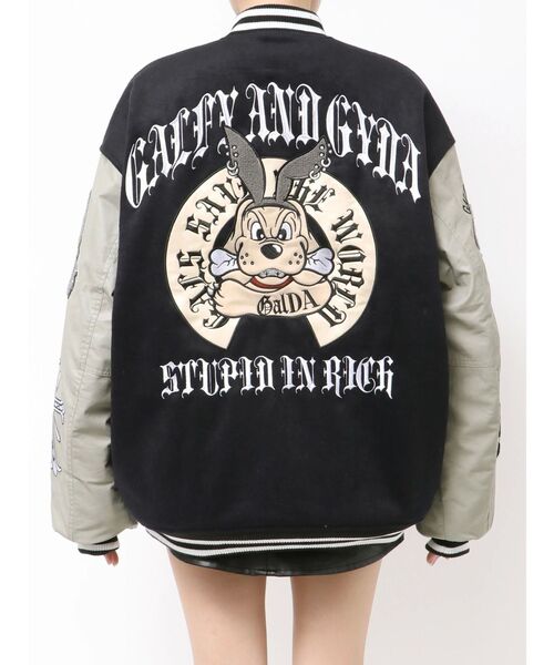 GALFY スタジャン 👉New Arrival GALFY • “わんわん落書きスタジャン” color