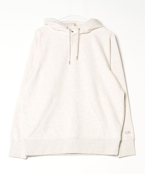 FRUIT OF THE LOOM(フルーツオブザルーム)の「【FRUIT OF THE LOOM】 BASIC SWEAT HOODIE(パーカー・メンズ・ネイビー/杢グレー/ブラック/アイボリー・X-LARGE/LARGE)」の2枚目の写真