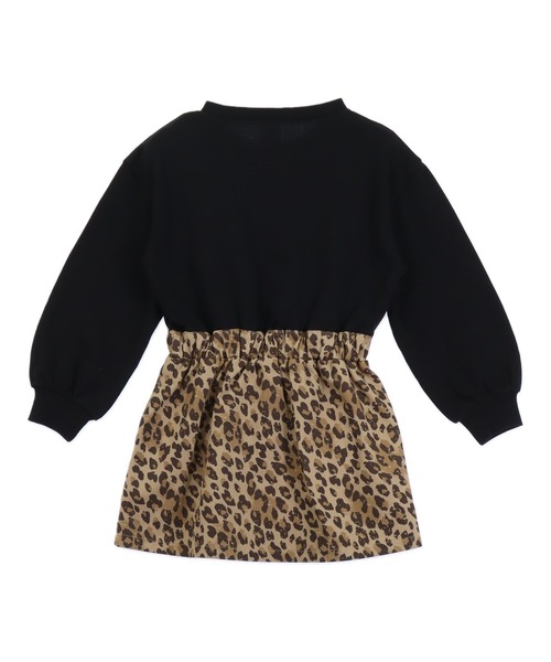 ANAP kids(アナップキッズ)の「ネックレスミエレイヤードワンピース(ワンピース・キッズ・ブラック/ラベンダー・130/120/110)」の8枚目の写真