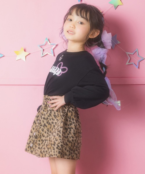 ANAP kids(アナップキッズ)の「ネックレスミエレイヤードワンピース(ワンピース・キッズ・ブラック/ラベンダー・130/120/110)」の17枚目の写真