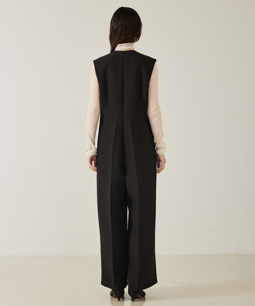 qualite（カリテ）の「スポンディッシュオールインワン/秋服/冬服/オケージョン/セレモニー（つなぎ/オールインワン・レディース・ブラック・36/38）」の10枚目の写真