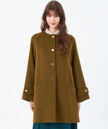 マッキントッシュフィロソフィー　ノーカラーコート WEB&一部店舗限定】ノーカラーリバーコート(コート)｜MACKINTOSH