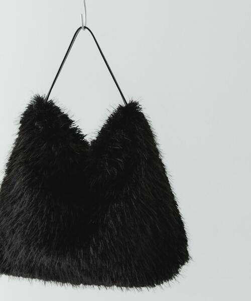 RODE SKO（ロデスコ）の「フラッフィーワンハンドルバッグ（ハンドバッグ・レディース・ホワイト系その他/ブラック/ブラウン系その他・ONE）」の10枚目の写真