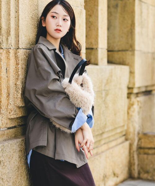 RODE SKO（ロデスコ）の「フラッフィーワンハンドルバッグ（ハンドバッグ・レディース・ホワイト系その他/ブラック/ブラウン系その他・ONE）」の21枚目の写真