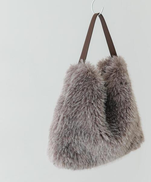 RODE SKO（ロデスコ）の「フラッフィーワンハンドルバッグ（ハンドバッグ・レディース・ホワイト系その他/ブラック/ブラウン系その他・ONE）」の4枚目の写真