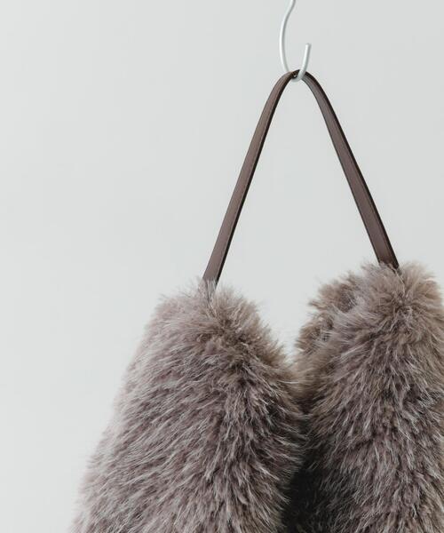 RODE SKO（ロデスコ）の「フラッフィーワンハンドルバッグ（ハンドバッグ・レディース・ホワイト系その他/ブラック/ブラウン系その他・ONE）」の5枚目の写真