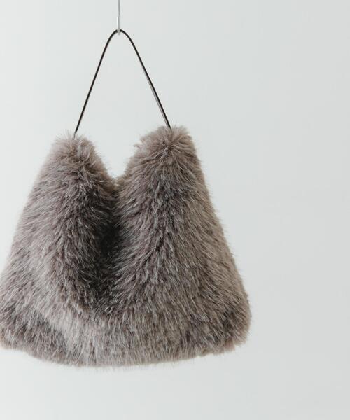 RODE SKO（ロデスコ）の「フラッフィーワンハンドルバッグ（ハンドバッグ・レディース・ホワイト系その他/ブラック/ブラウン系その他・ONE）」の6枚目の写真