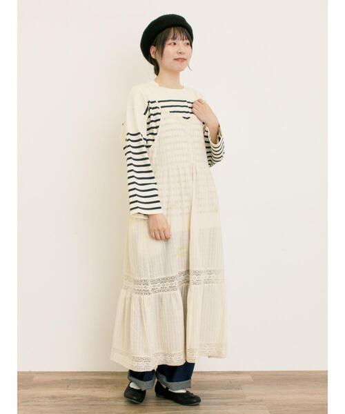 セール】ランダム刺繍入りワンピース（ワンピース）｜Samansa Mos2