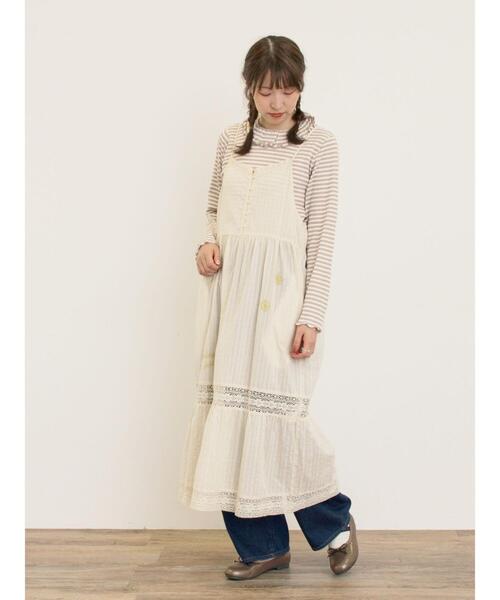 セール】ランダム刺繍入りワンピース（ワンピース）｜Samansa Mos2