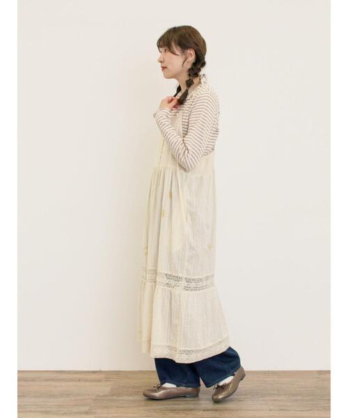 セール】ランダム刺繍入りワンピース（ワンピース）｜Samansa Mos2