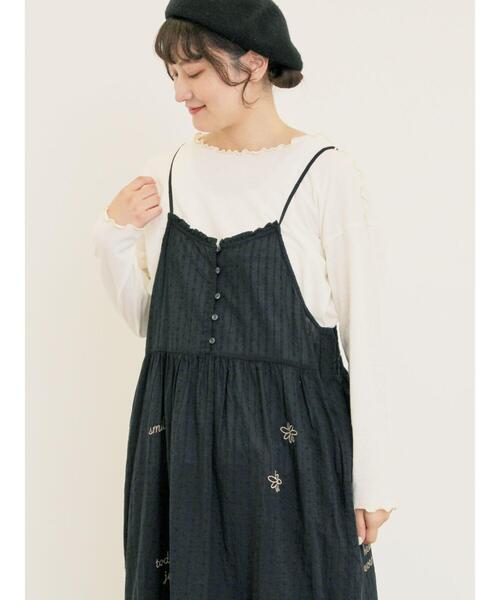 セール】ランダム刺繍入りワンピース（ワンピース）｜Samansa Mos2