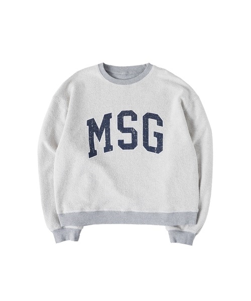 MSG(エムエスジー)の「ヘビーウェイト裏毛ヴィンテージライクリバーシブルプルオーバー【UNISEX】(スウェット・メンズ・ブラック系/ブラウン/ネイビー/レッド/ブラック/アッシュ・XL/L/M/S)」の14枚目の写真