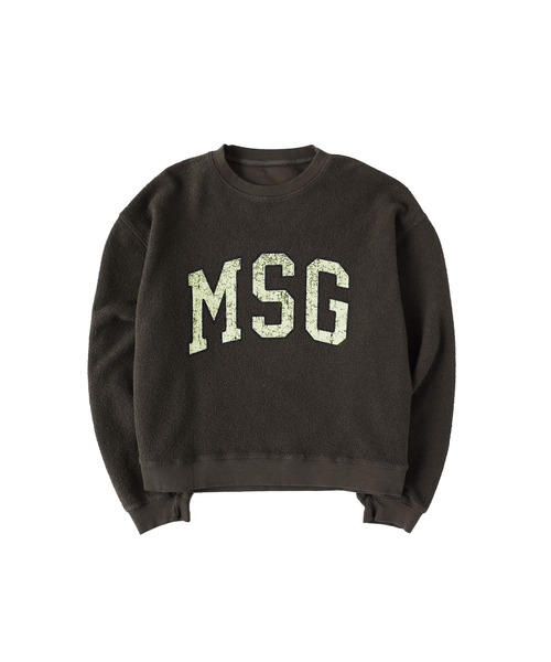 MSG(エムエスジー)の「ヘビーウェイト裏毛ヴィンテージライクリバーシブルプルオーバー【UNISEX】(スウェット・メンズ・ブラック系/ブラウン/ネイビー/レッド/ブラック/アッシュ・XL/L/M/S)」の16枚目の写真