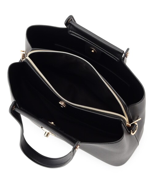 SHOO・LA・RUE（シューラルー）の「【セレモニー/2WAY】フロント金具トートバッグ（トートバッグ・レディース・グレー系4/ブラック/アイボリー・00）」の12枚目の写真