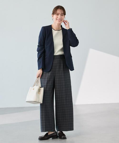 SHOO・LA・RUE（シューラルー）の「【セレモニー/2WAY】フロント金具トートバッグ（トートバッグ・レディース・グレー系4/ブラック/アイボリー・00）」の5枚目の写真