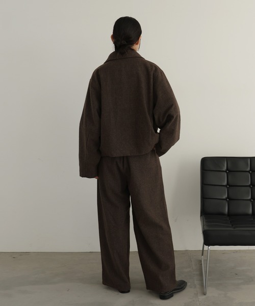 セール】チェックショートジャケット（その他アウター）｜hellam