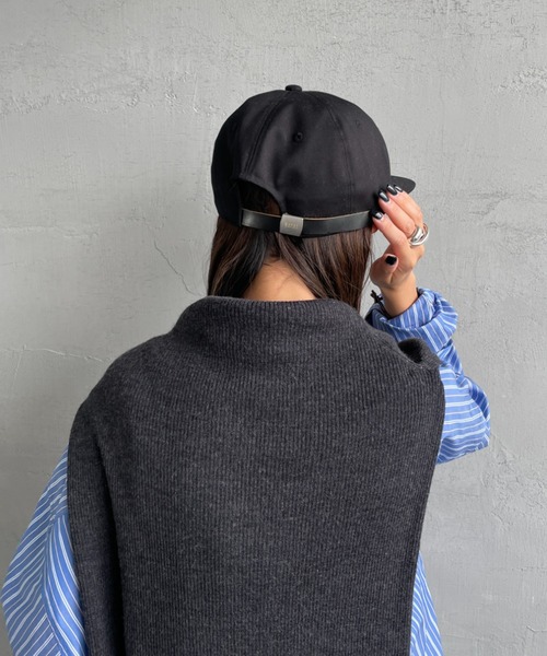 RACAL（ラカル）の「[RACAL/ラカル] Rロゴワッペン ベースボールキャップ（キャップ・メンズ・ブラック/ベージュ/ネイビー・F）」の10枚目の写真